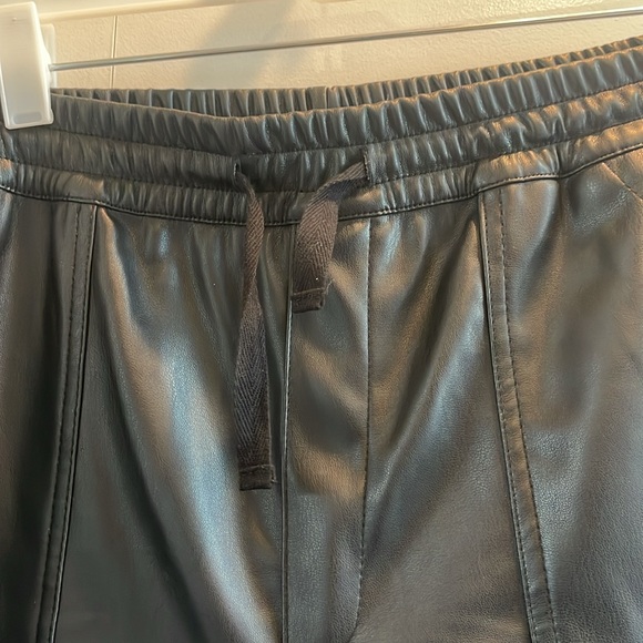 Faux leather joggers - Picture 3 of 6